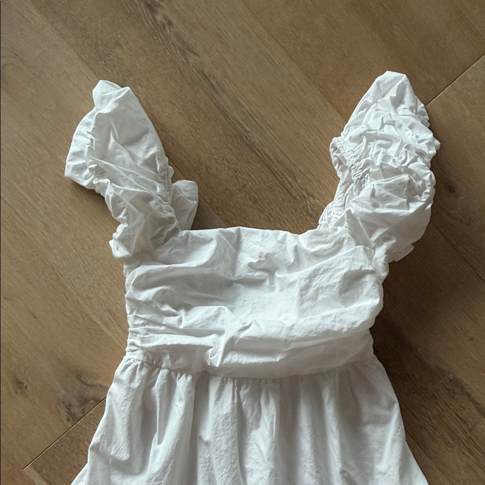 Altar’d State White Ruffled Sundress - Picture 2 of 3